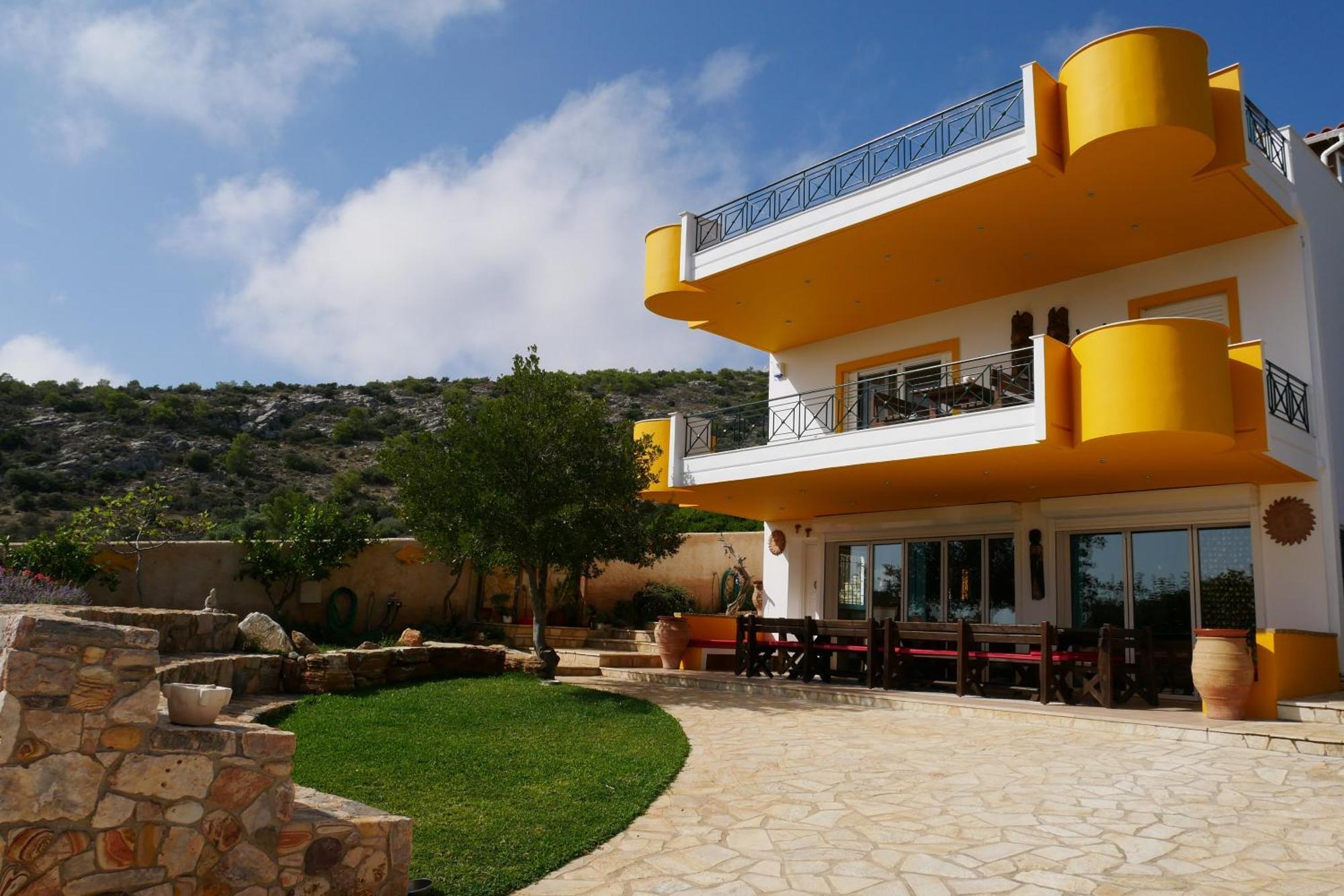 Casa Di Luce Bed & Breakfast Agia Marina  ภายนอก รูปภาพ